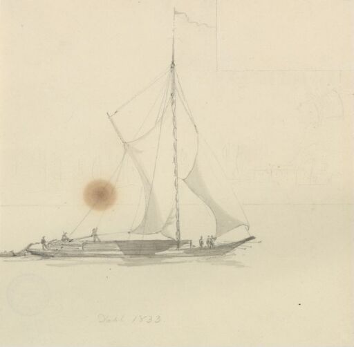 Elvebåt som slører