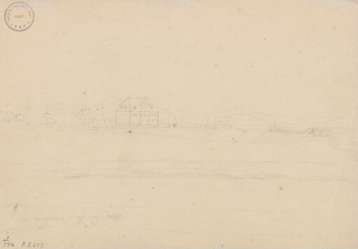 Landskap med herregård