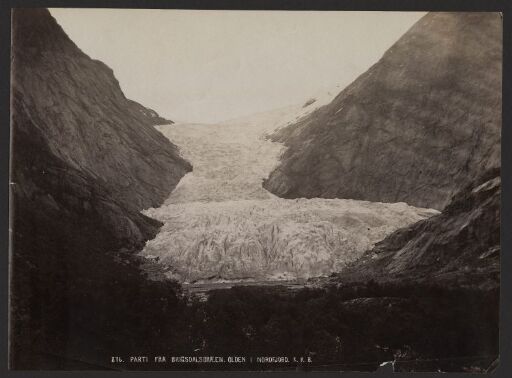 The Briksdal Glacier in Nordfjord