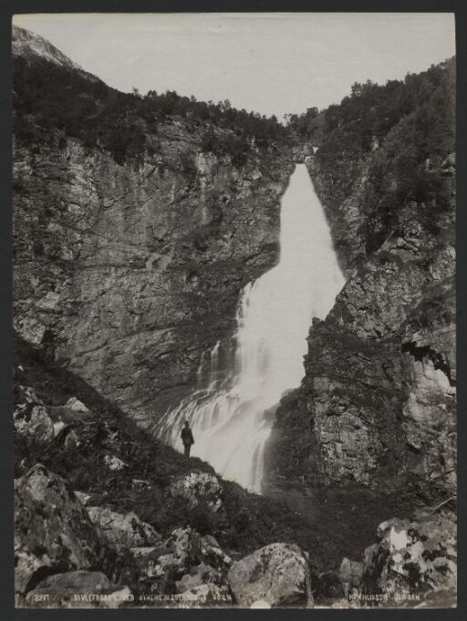 Sivlefossen ved Stalheimsberget i Sogn