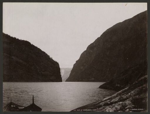 Parti af Nærøfjorden, Sogn