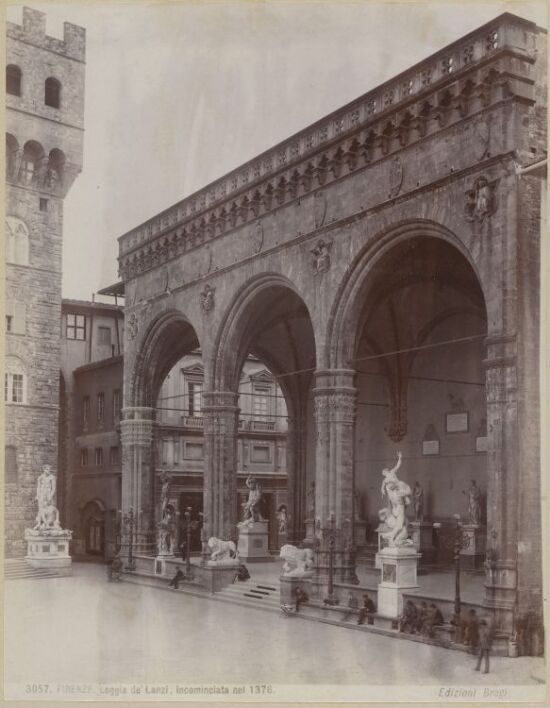 Firenze - Loggia de' Lanzi, incominciata nel 1376
