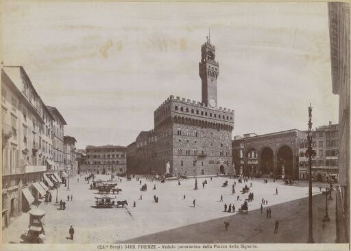 Firenze - Veduta panoramica della Piazza della Signoria