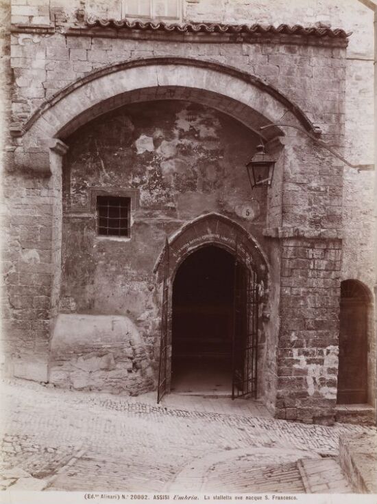 Assisi - Umbria. La staletta ove nacque S. Francesco
