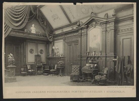 Johannes Jaegers Fotografiska Porträtt-Atelier i Stockholm