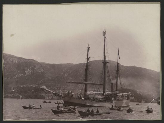 Frams avreise fra Bergen