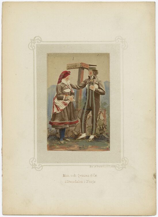 Man och Qvinna från Sätersdalen i Norge