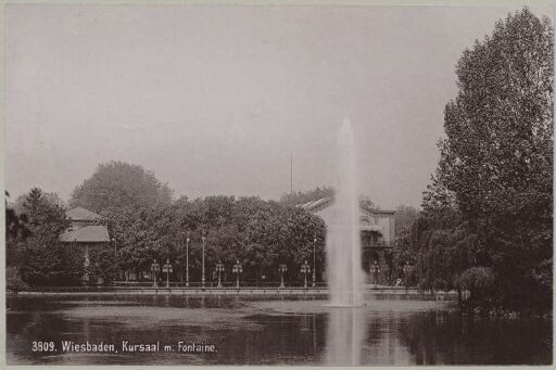 Wiesbaden, Kursaal m. Fontaine