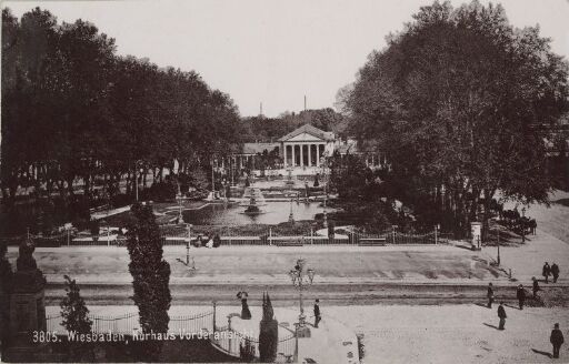 Wiesbaden, Kurhaus Vorderansicht