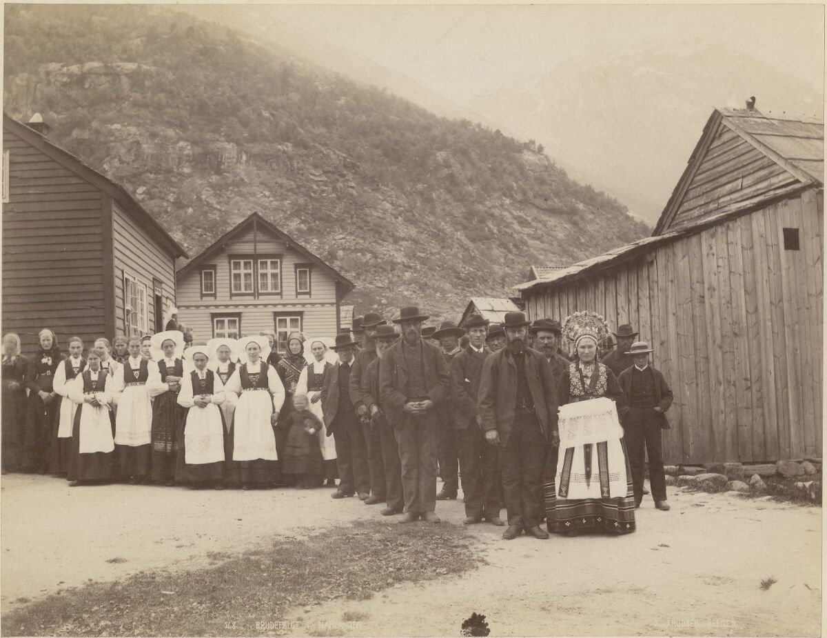 Knud Knudsen Brudefølge I Hardanger – Nasjonalmuseet – Collection