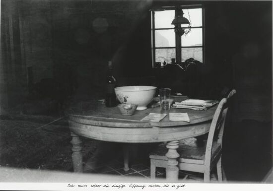 Ich muss selber die einzige Öffnung suchen, die es gibt