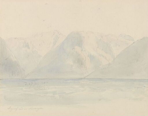 Ansicht vom Sognefjord