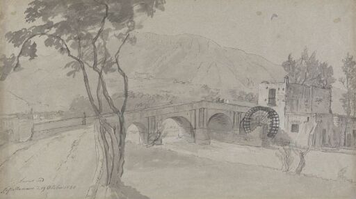 The bridge across Sarno near Castellammare