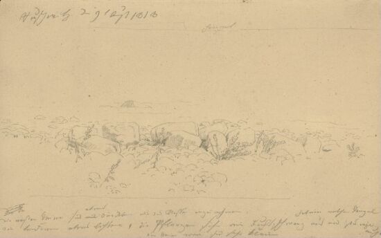 Steiniges Meeresufer