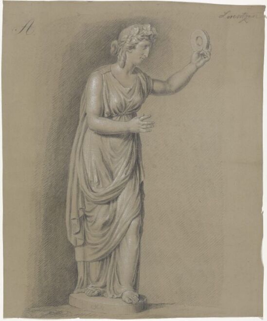 Statue af bacchantinde