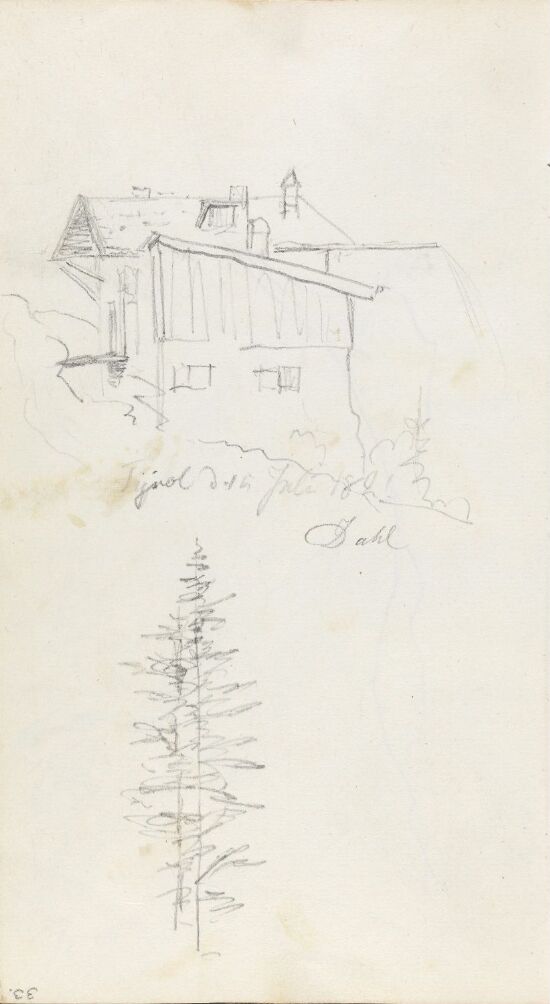 Bygning, Tyrol; graner