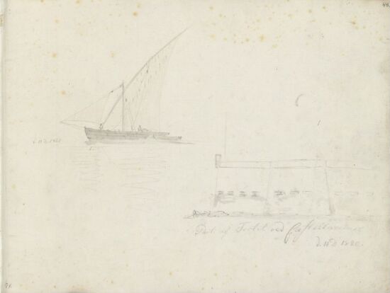 Felukk; fortet ved Castellammare