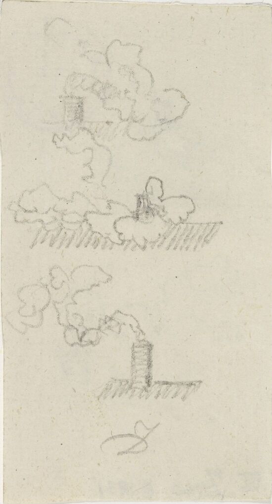 Tre studier av skorsteinsrøyk