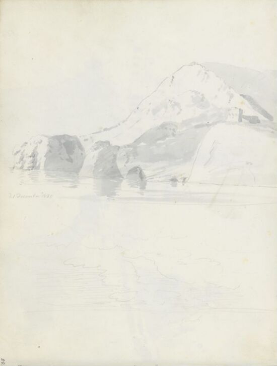 Kystparti på vestsiden av Napoli-golfen; Skystudie