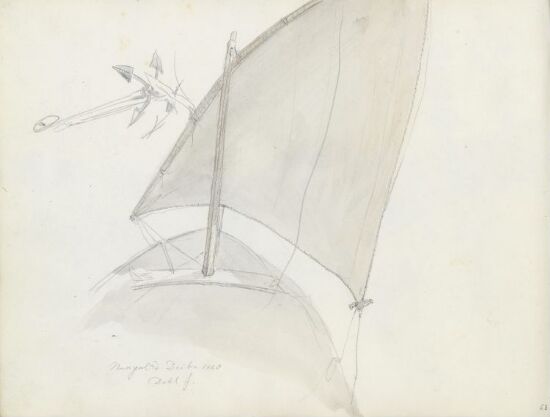 Anker; baug av seilbåt