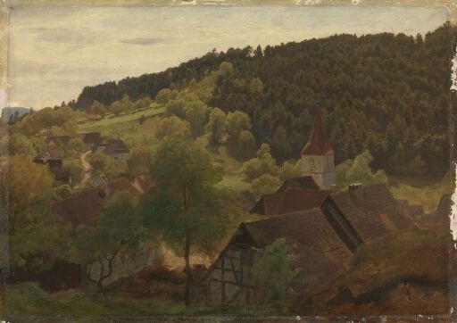 Landscape from Ebersteinburg in Baden