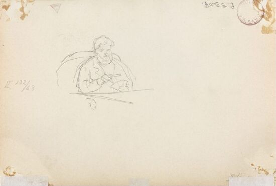 Mannsfigur som spiller kort