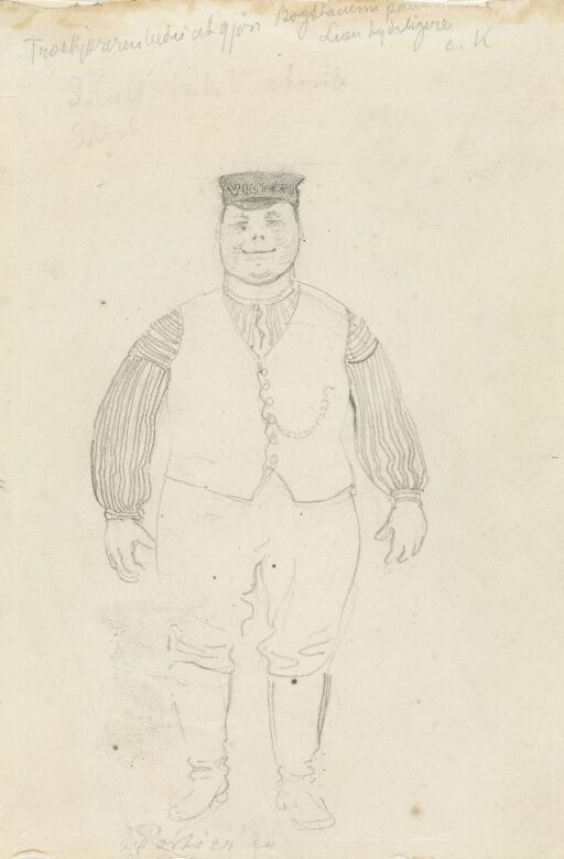 Bæreren på Victoria, helfigur en face