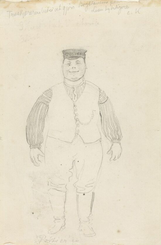 Bæreren på Victoria, helfigur en face