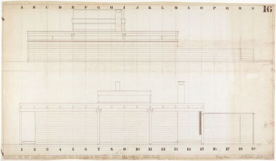 Villa Schreiner. Snitt.