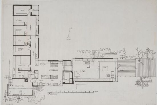 Hus for Engen. Første etasje