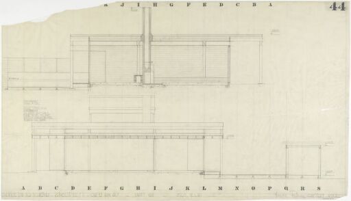 Villa Schreiner. Snitt.