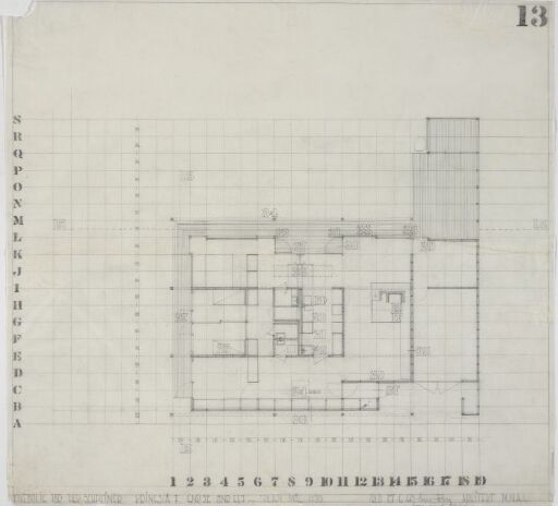 Villa Schreiner. Plan.