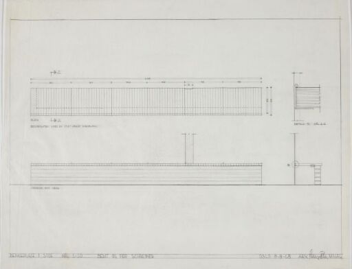 Villa Schreiner. Benkeplate i stua.