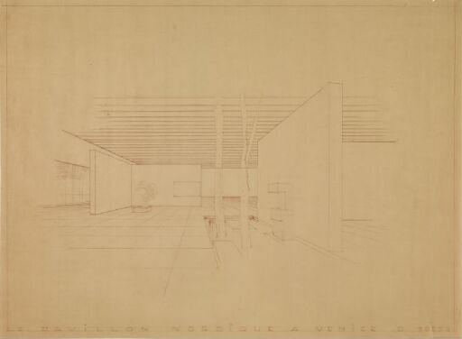 Proposal for the Nordic Pavilion in Venice, perspective