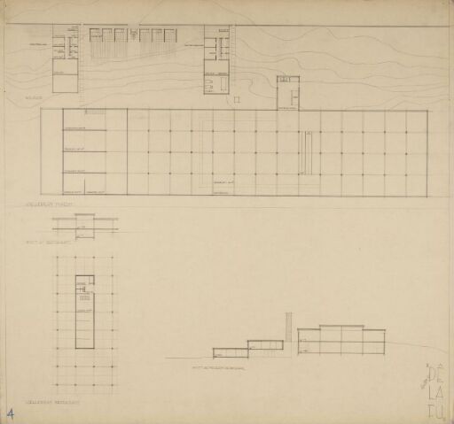 PÊ LA FU. Norsk Sjøfartsmuseum. Plan og snitt.