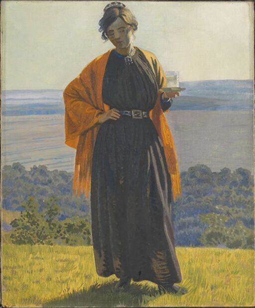 Mother with a Glass of Milk