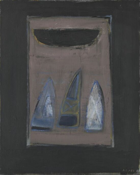 Tavle - Båt og segl