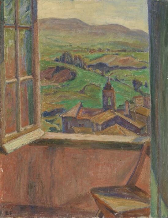 Utsikt fra vindu, Genazzano