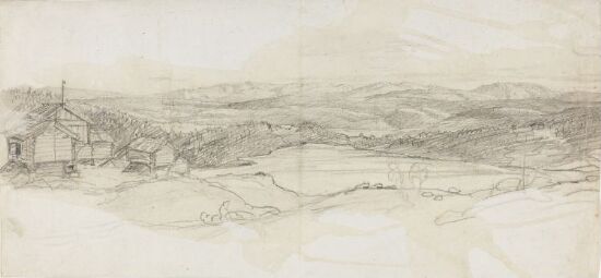 Utsikt fra Uppigard Bolkesjø