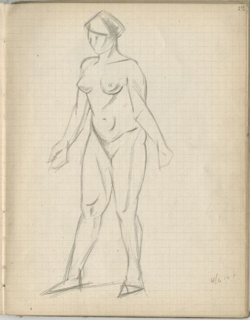 Standing female Nude