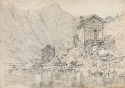 Hus ved stranden, Gudvangen