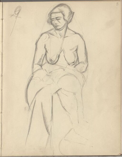 Seated female Nude