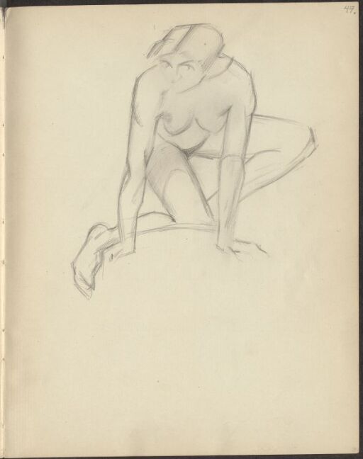 Kneeling female Nude