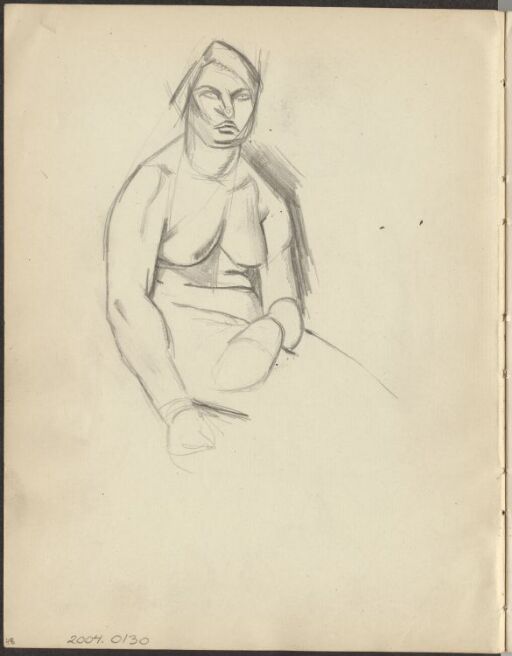 Seated female Nude