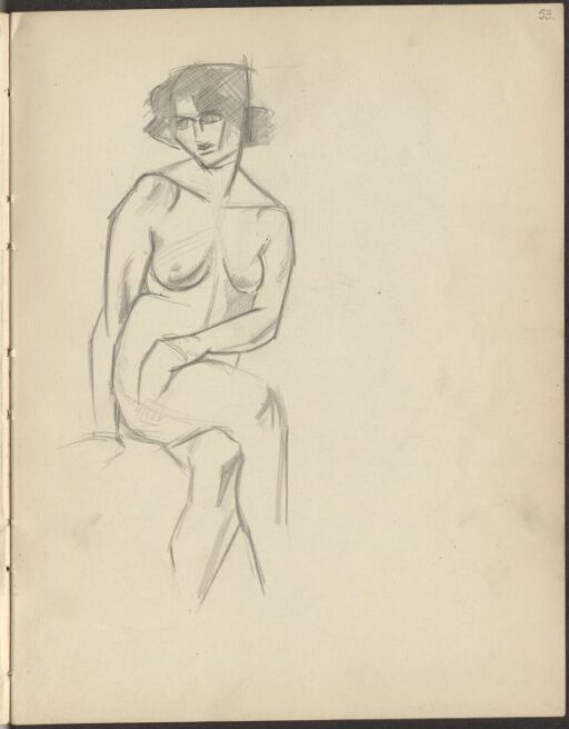 Seated female Nude