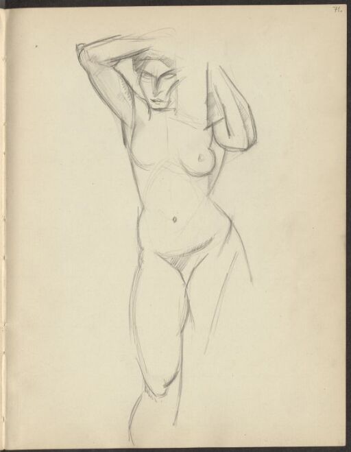 Standing female Nude