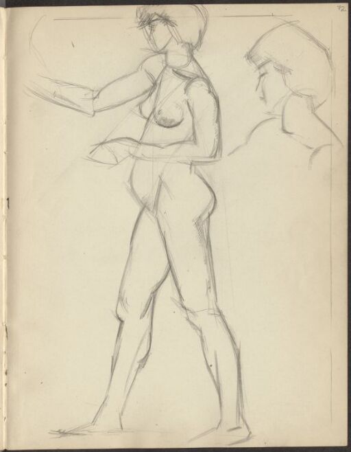 Standing female Nude