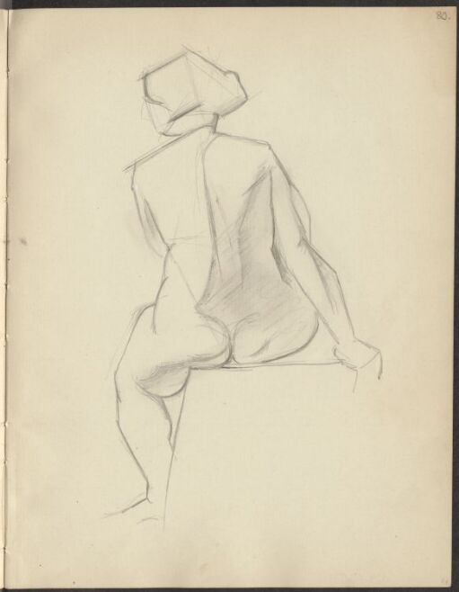 Seated female Nude