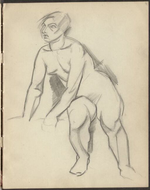 Seated female Nude