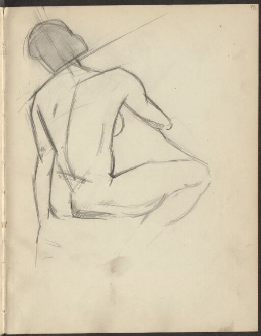 Seated female Nude